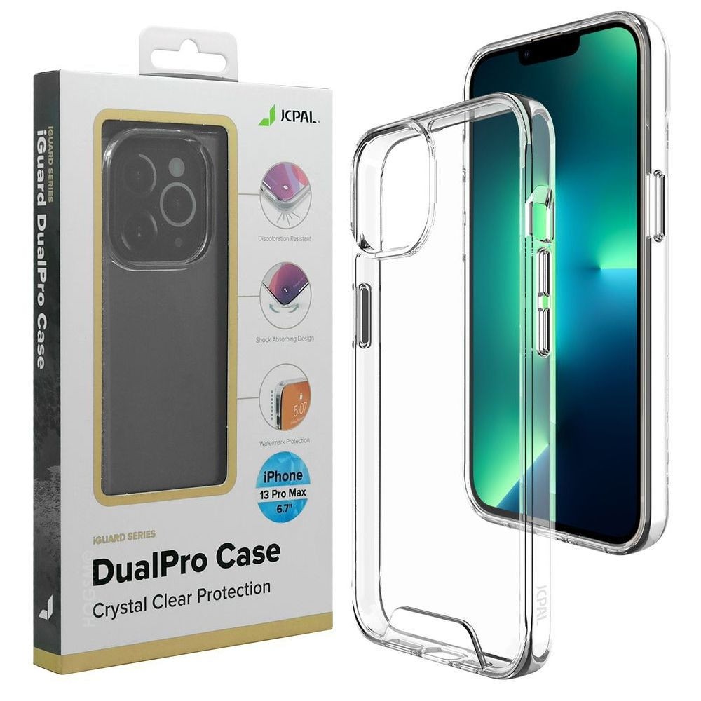 Etui JCPAL DualPro Case | Crystal Clear do Apple iPhone 13 Pro Max