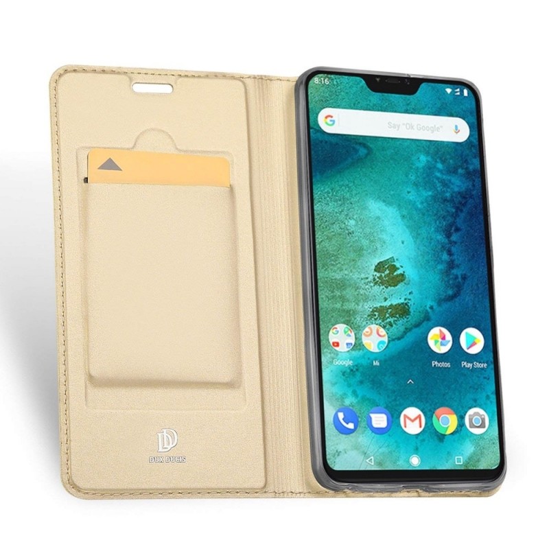 Xiaomi Redmi Note 6 Pro | Etui z Klapką | DUX DUCIS | Skin Pro | Gold