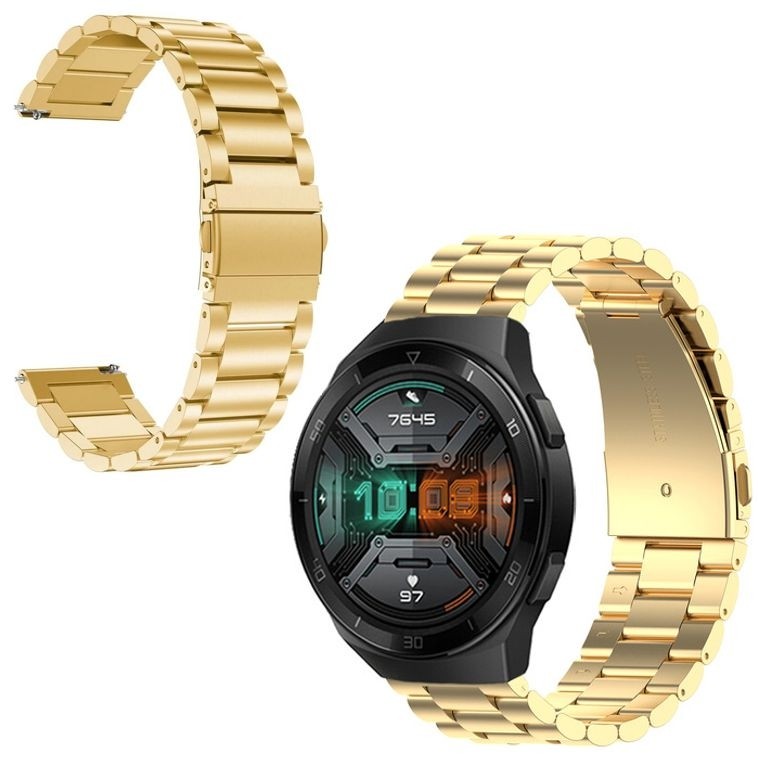 Stalowy Pasek Bransoleta | Gold do Huawei Watch GT 2e
