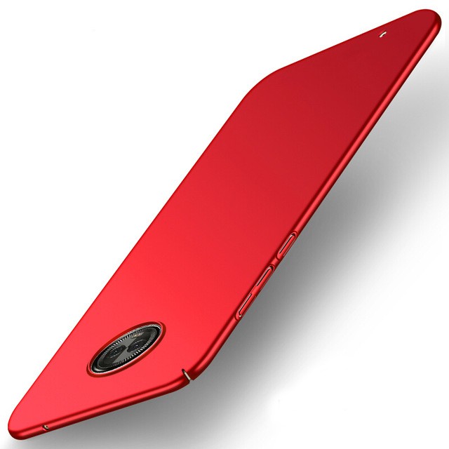 Motorola Moto G6 | Cienkie Etui PC Case Frosted | Red