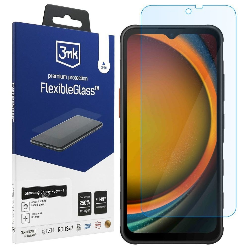 3mk Flexible Glass | Nietłukące Szkło Hybrydowe do Samsung Galaxy XCover 7