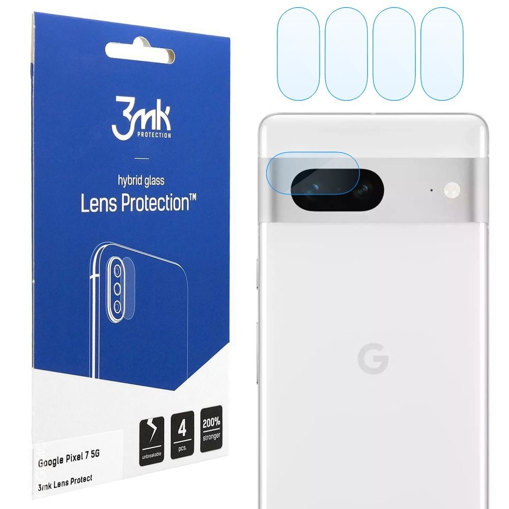 4x 3mk Lens Protection | Szkło Ochronne na Obiektyw Aparat do Google Pixel 7 |