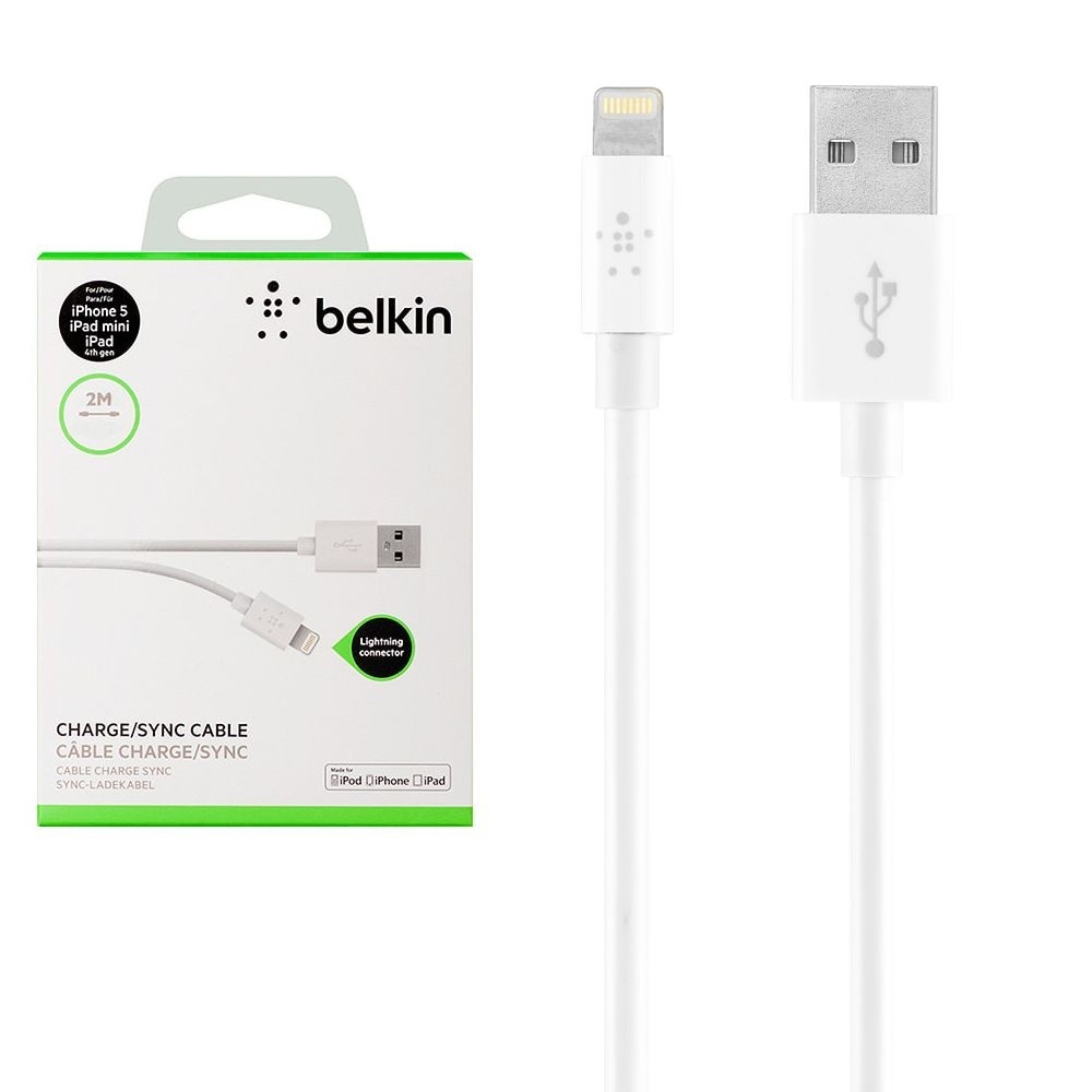 Belkin MFI Lightning Cable | Kabel z Certyfikatem Apple iPhone | 200cm