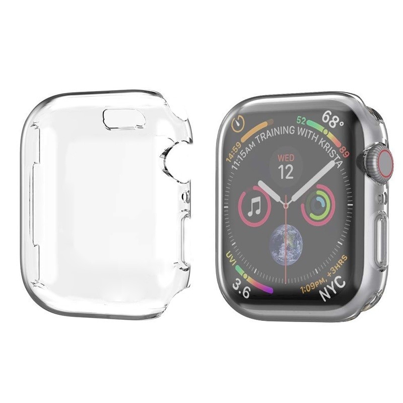 Apple Watch 4/5/6/SE 44mm | Etui Osłona Crystal Shell | Clear