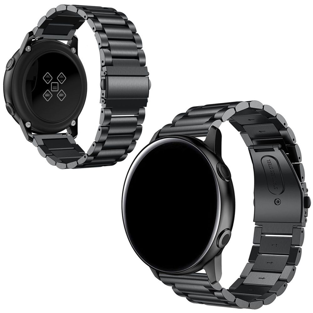 Samsung Galaxy Watch Active2 40mm | Stalowy Pasek Bransoleta | Black
