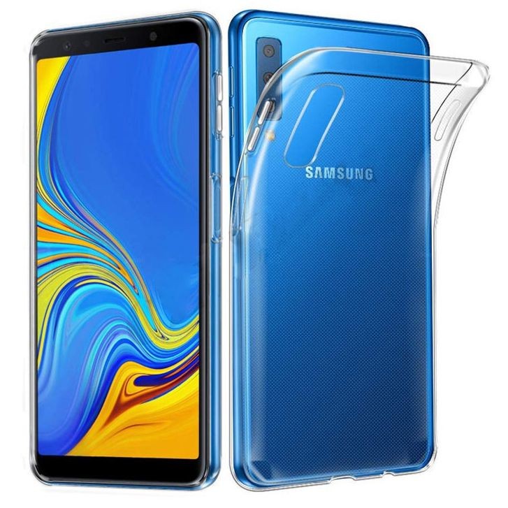 Samsung Galaxy A7 2018 | Cienkie Etui Feather Case | Bezbarwne