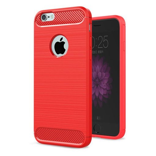 Apple iPhone 7/8 | Etui CARBON Soft Case | Strawberry Red