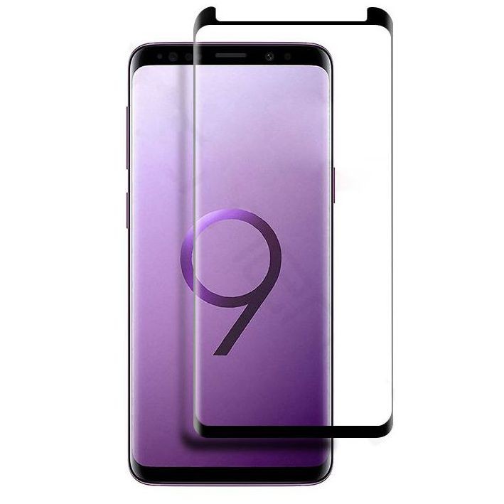 Galaxy S9 | Szkło Hartowane 4D | Case Friendly | Full Glue | Black