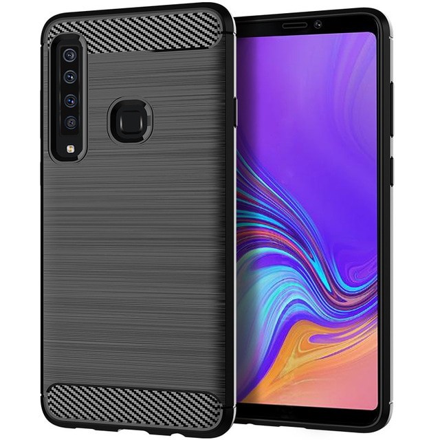 Samsung Galaxy A9 2018 | Etui CARBON Soft Case | Coal Black