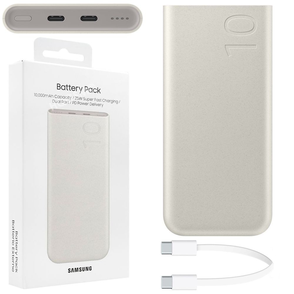 Samsung Battery Pack | Powerbank 25W Super Fast Charging 2x USB-C Power Delivery | 10000mAh