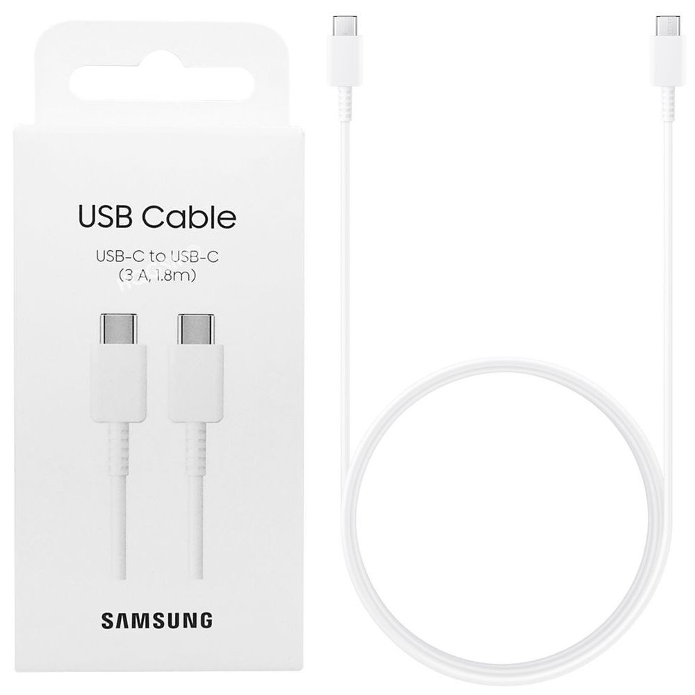 Samsung | Oryginalny Kabel USB-C Type C 3A 1.8m | Biały
