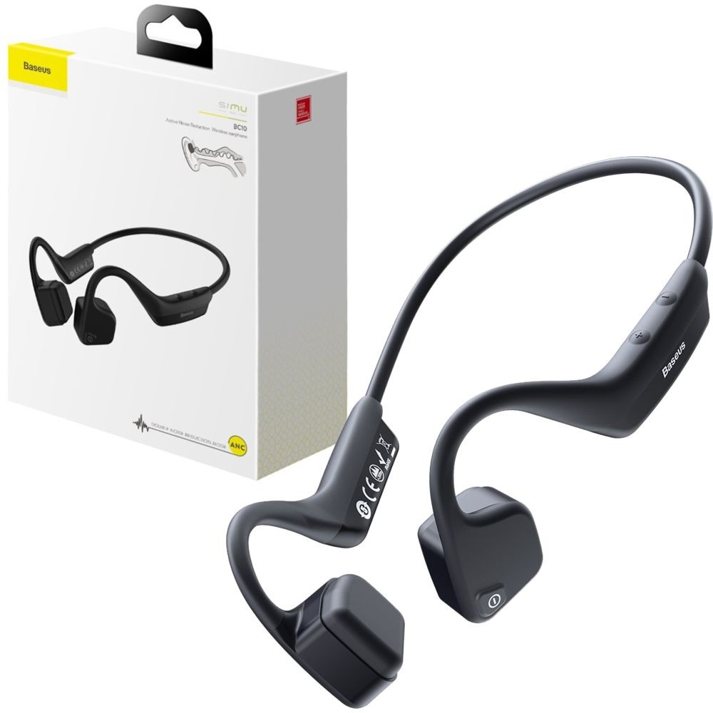 Baseus COVO BC10 | Wodoodporne Słuchawki Kostne Bluetooth 5.0 | Czarne