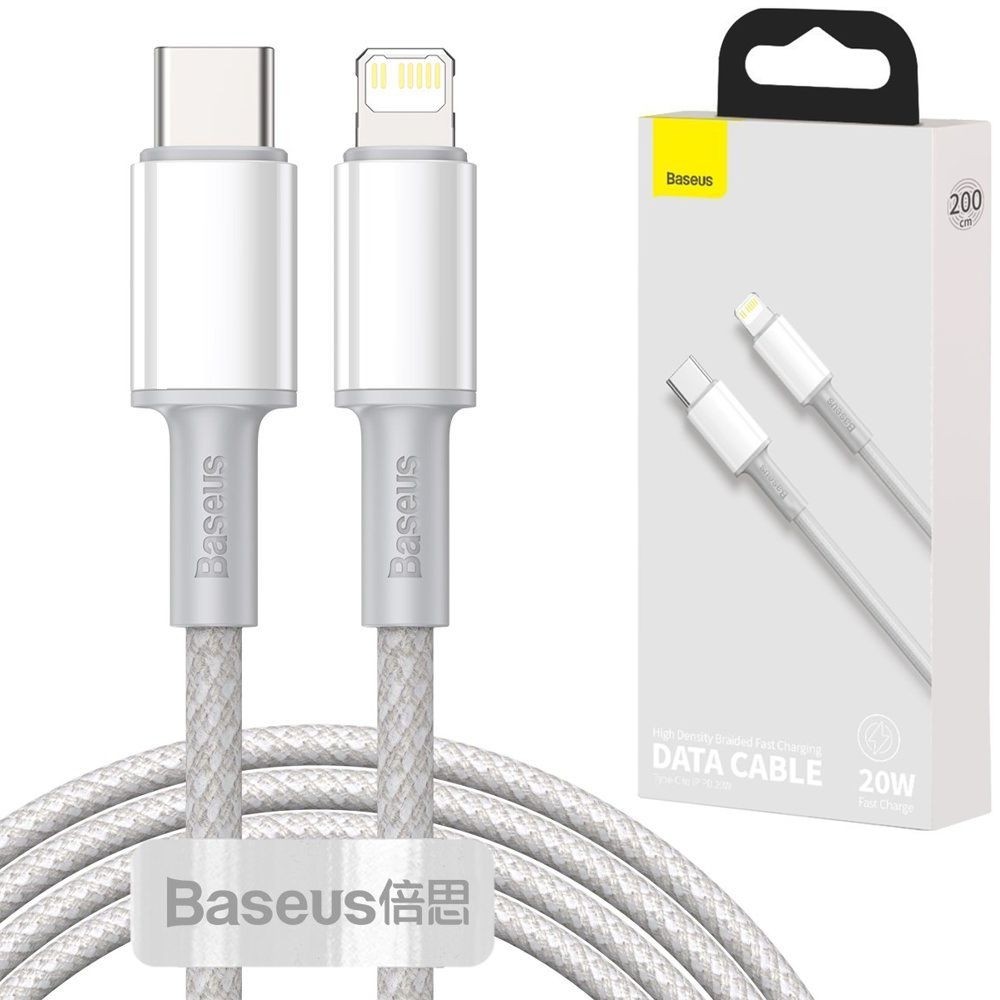 Baseus | Wytrzymały Kabel USB-C Apple Lightning | PD 20W | 200cm