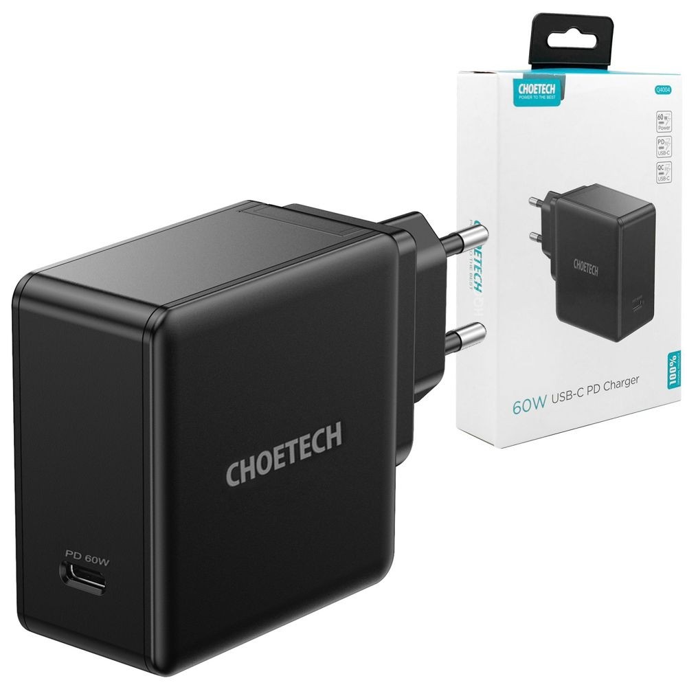 Choetech | Ładowarka Sieciowa USB-C PD QC 3.0 60W