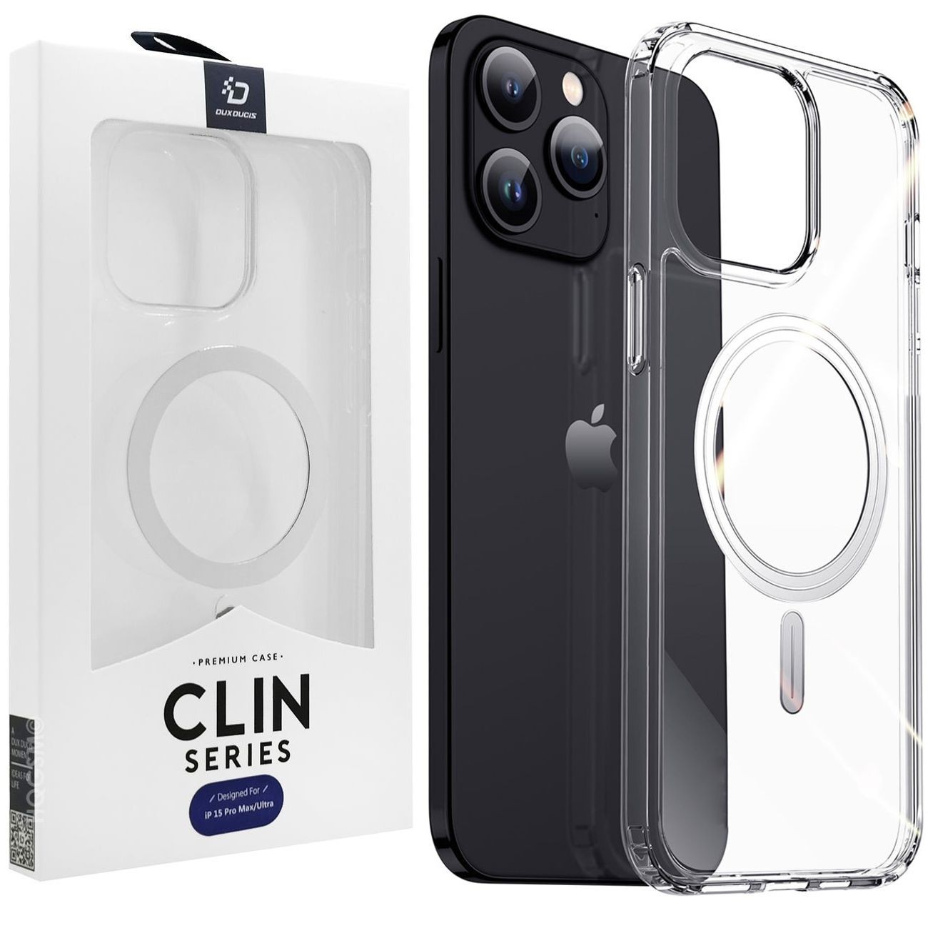 Etui DUX DUCIS MagSafe | Crystal Clear do Apple iPhone 15 Pro Max