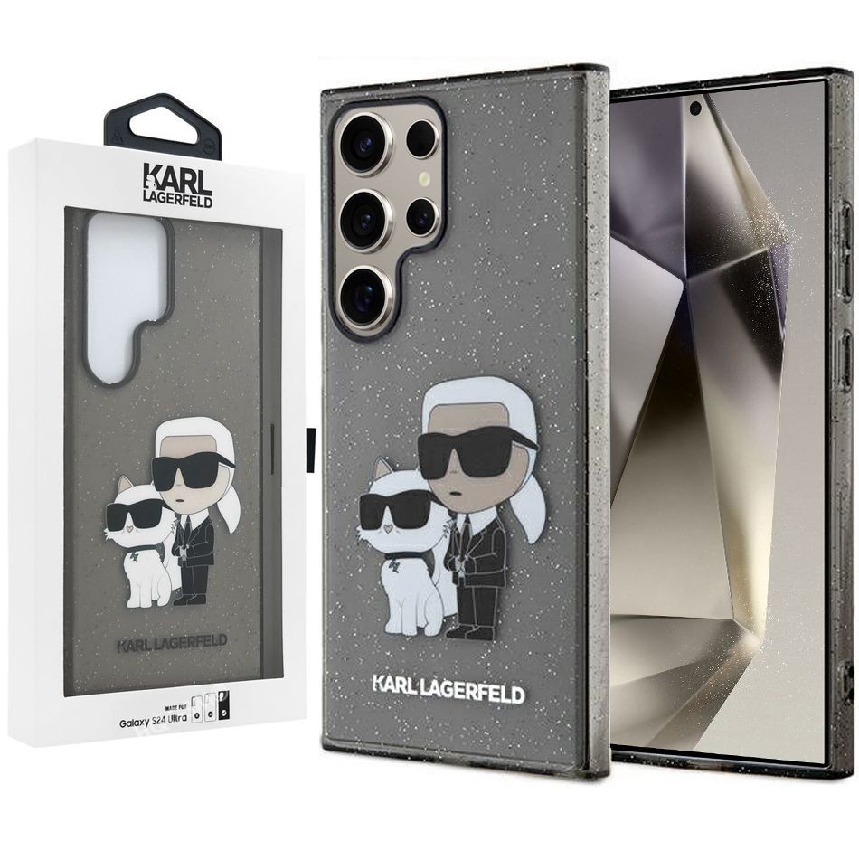 Etui Karl Lagerfeld HardCase | Glitter Smoke do Samsung Galaxy S24 Ultra