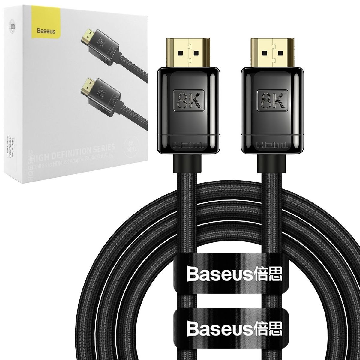 Baseus | Kabel HDMI 2.1 | 8K 60Hz 3D HDR | 100cm