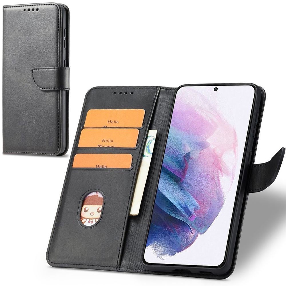 Etui z Klapką Wallet Case | Czarne do Samsung Galaxy S21 FE