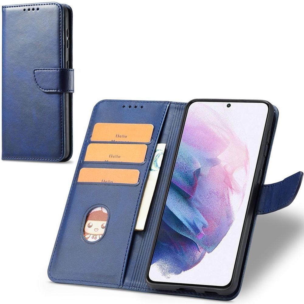Etui z Klapką Wallet Case | Niebieskie do Samsung Galaxy S21 FE