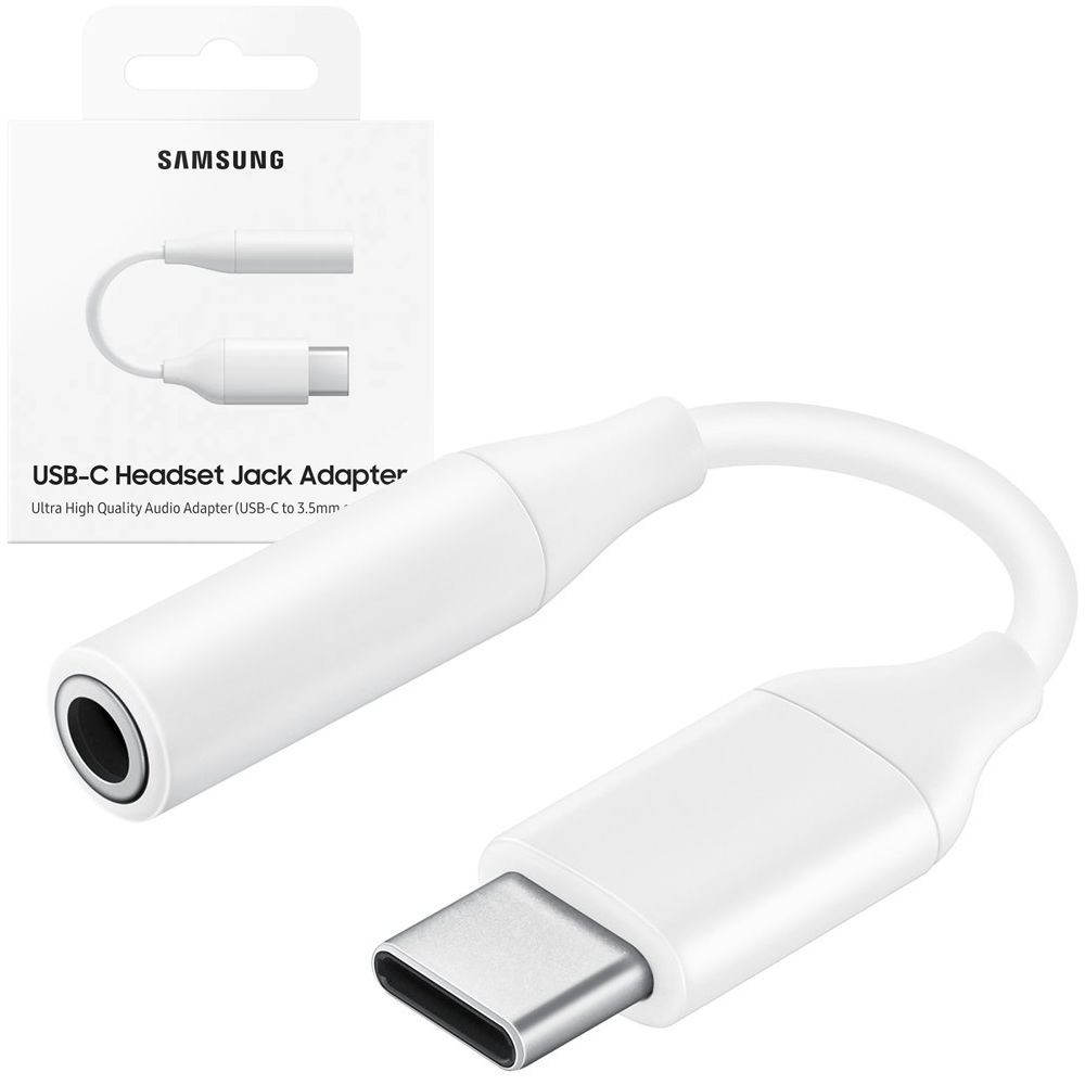 Samsung | USB-C mini Jack 3.5mm Audio Adapter | White