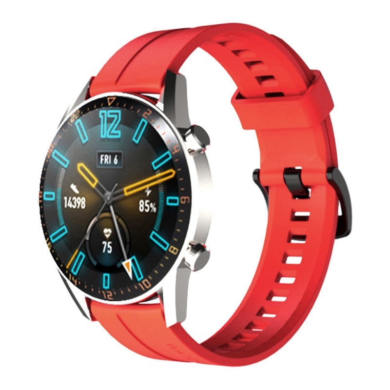 Pasek Silikonowy | Czerwony do Huawei Watch GT2 Pro