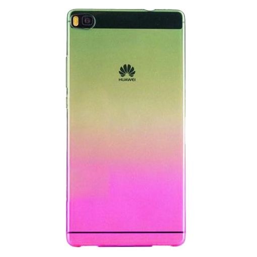 Huawei P9 Lite | Cienkie Etui FEATHER Rainbow | Velvet Grass