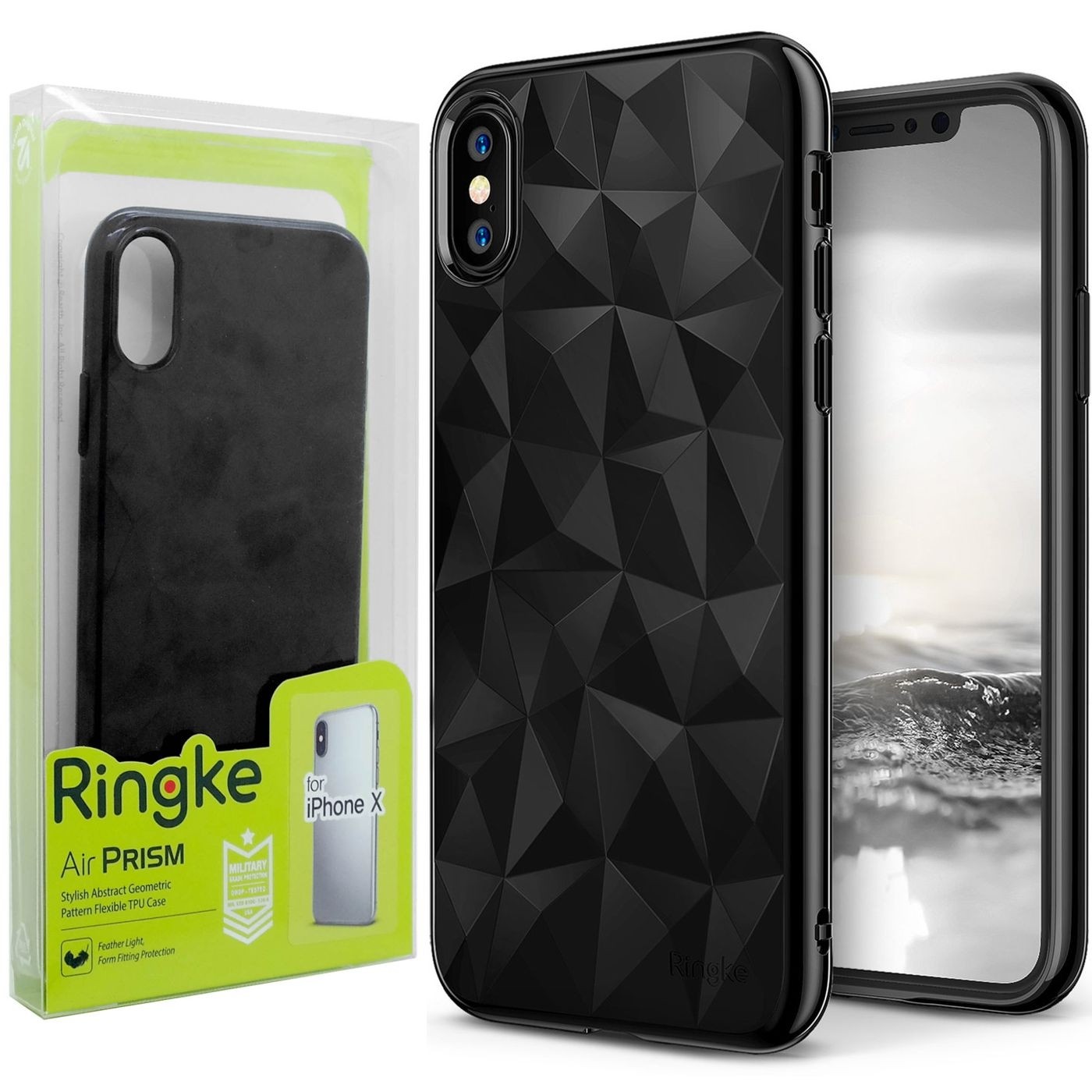 Apple iPhone Xs/X | Etui RINGKE Air Prism | Black