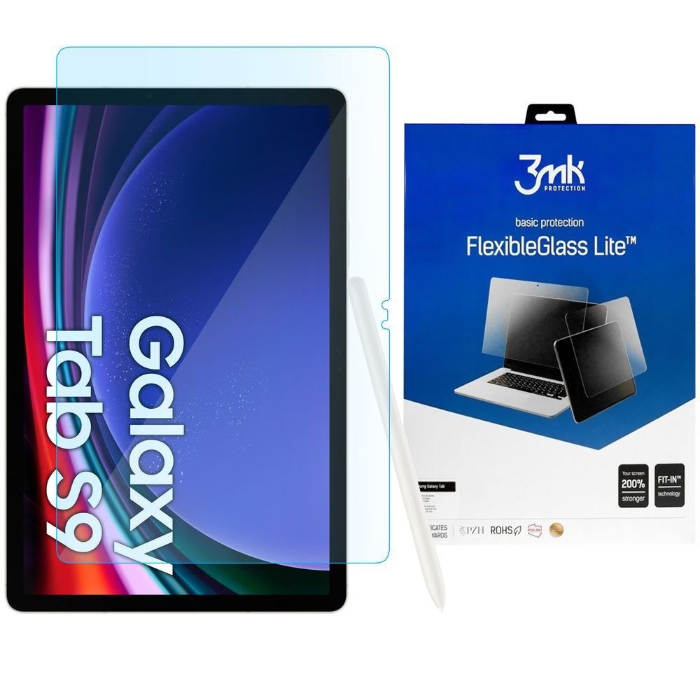 3mk Flexible Glass Lite | Nietłukące Szkło Hybrydowe do Samsung Galaxy Tab S9 11"