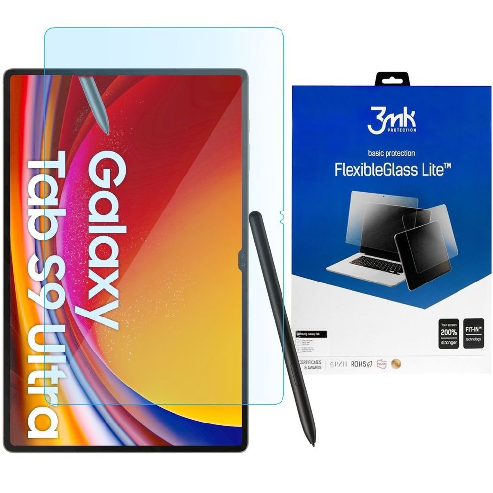 3mk Flexible Glass Lite | Nietłukące Szkło Hybrydowe do Samsung Galaxy Tab S9 Ultra 14.6"
