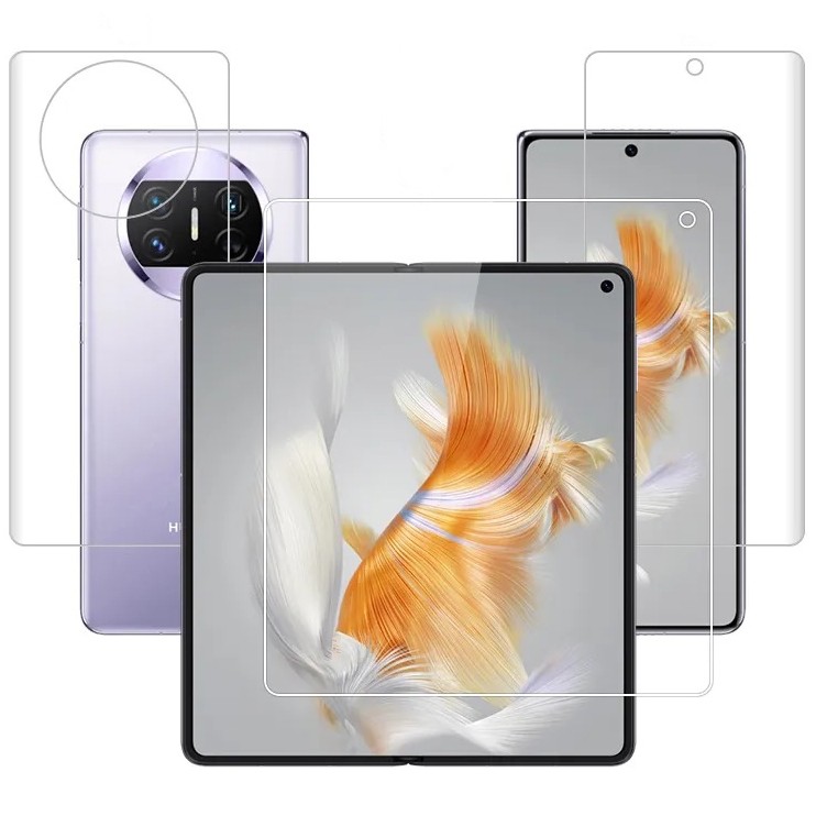 3x Folia Ochronna | Invisible Screen Protector | Full Cover do Huawei Mate X3