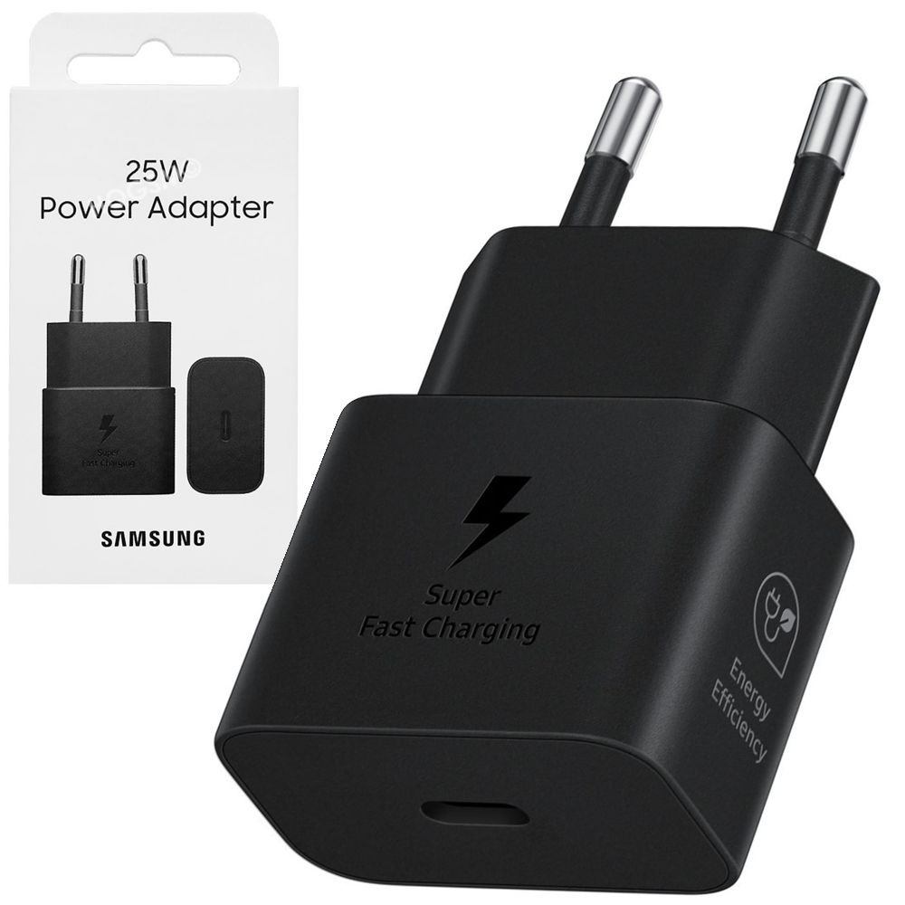 Samsung | Oryginalna Ładowarka GaN Super Fast Charging USB-C | PD 25W | Czarna
