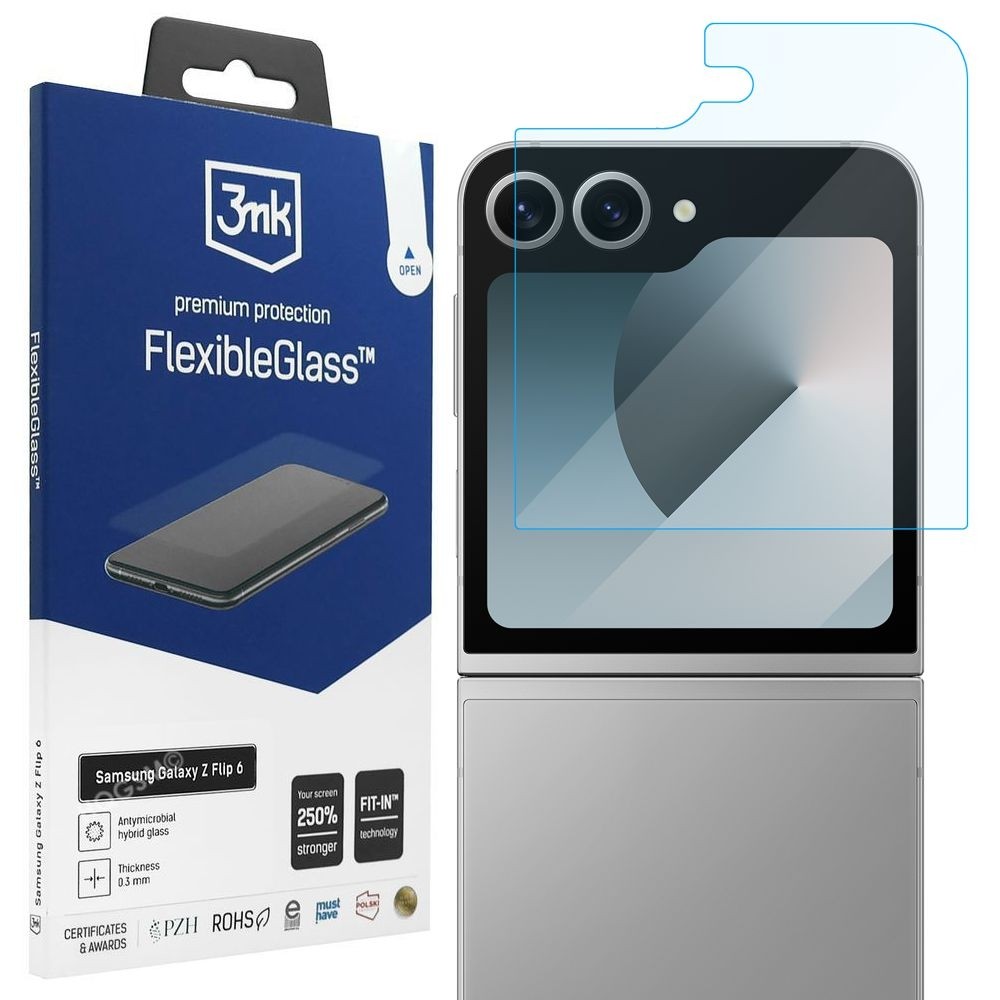 3mk Flexible Glass | Nietłukące Szkło Hybrydowe | Front do Samsung Galaxy Z Flip6