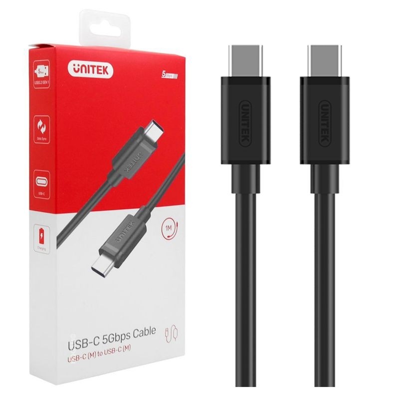 UNITEK USB Type-C Cable | Kabel USB-C na USB-C | Data, Video | 100cm
