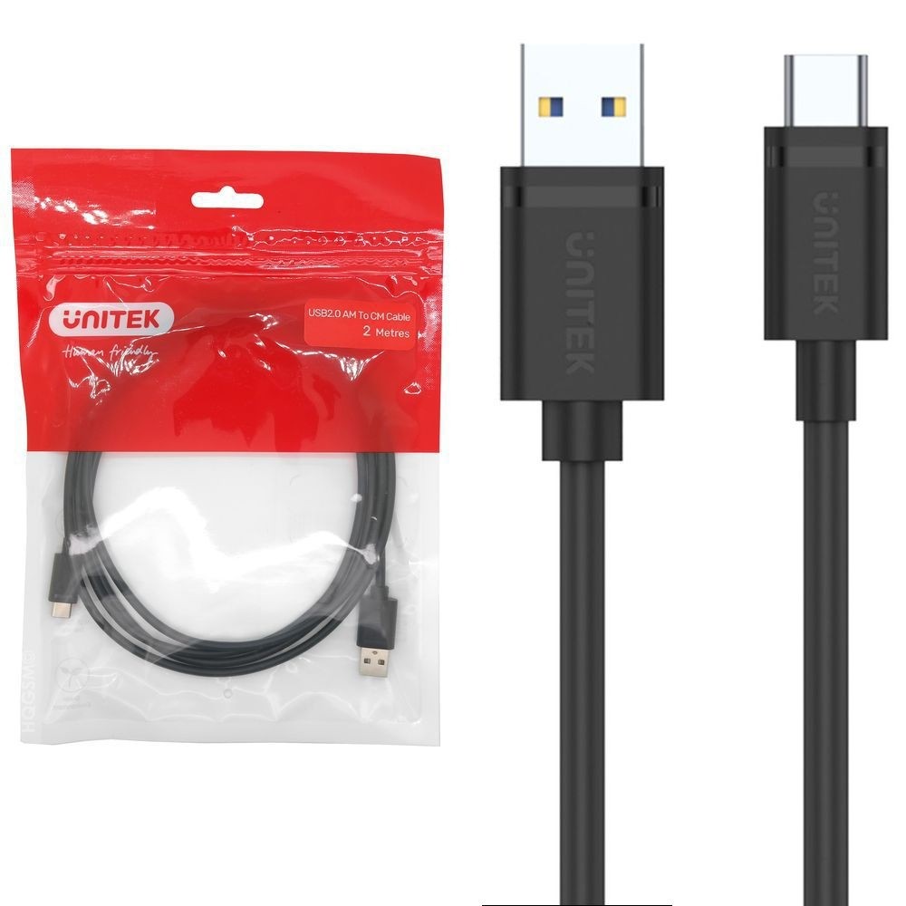UNITEK | Kabel Fast Charge USB USB-C | 15W | 200cm