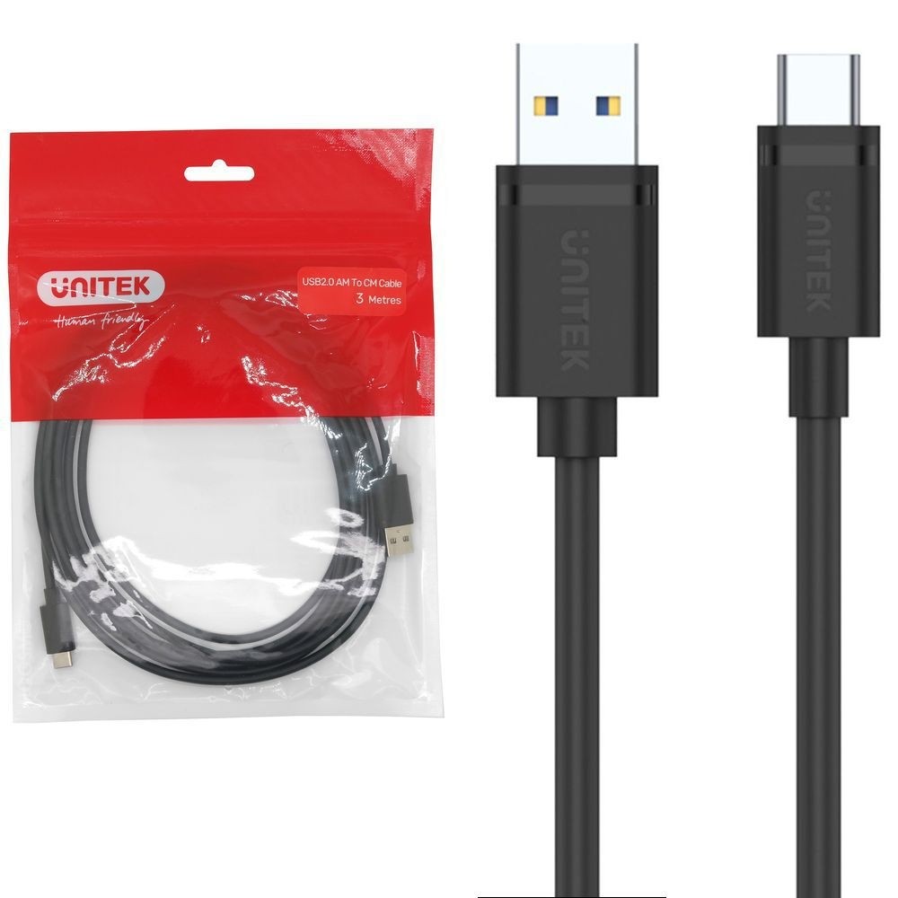 UNITEK | Kabel Fast Charge USB USB-C | 15W | 300cm