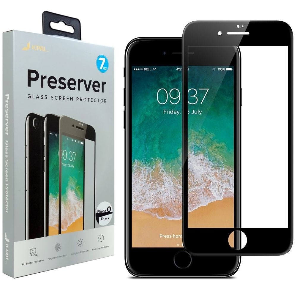 Apple iPhone 7/8 | JCPAL Preserver | SZKŁO 5D | Czarne