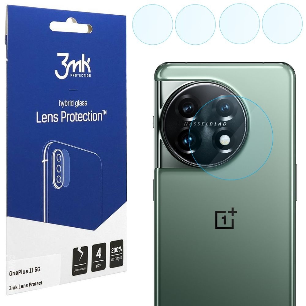 4x 3mk Lens Protection | Szkło Ochronne na Obiektyw Aparat do OnePlus 11 5G
