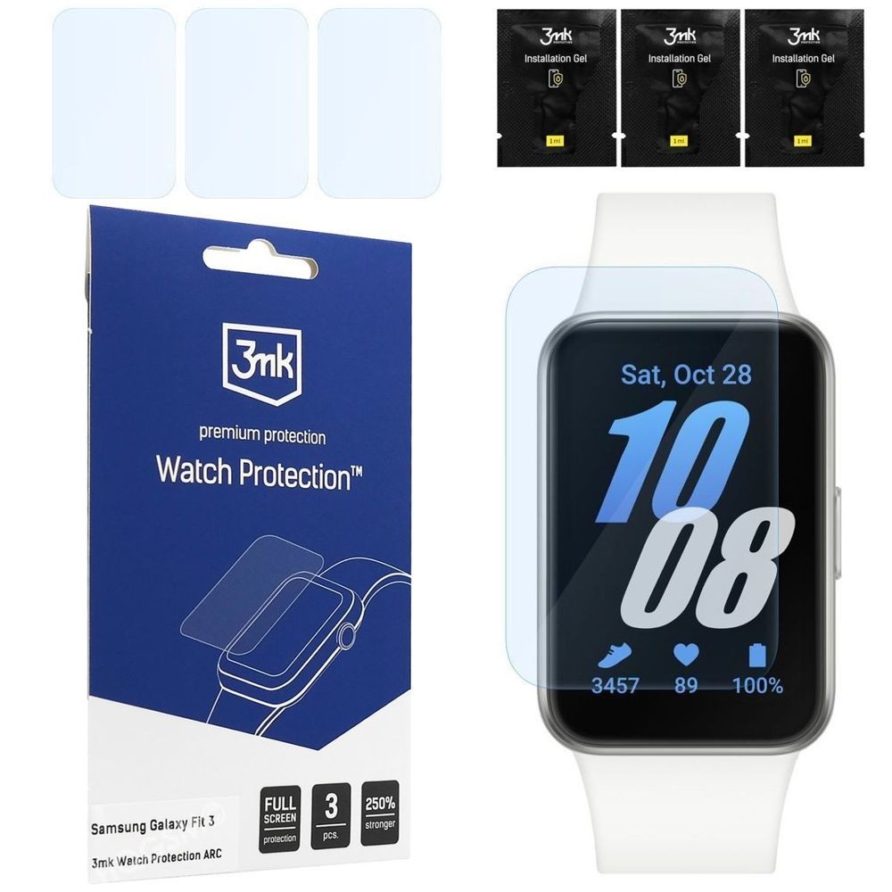 3x Folia Hydrożelowa 3mk Watch Protection do Samsung Galaxy Fit 3