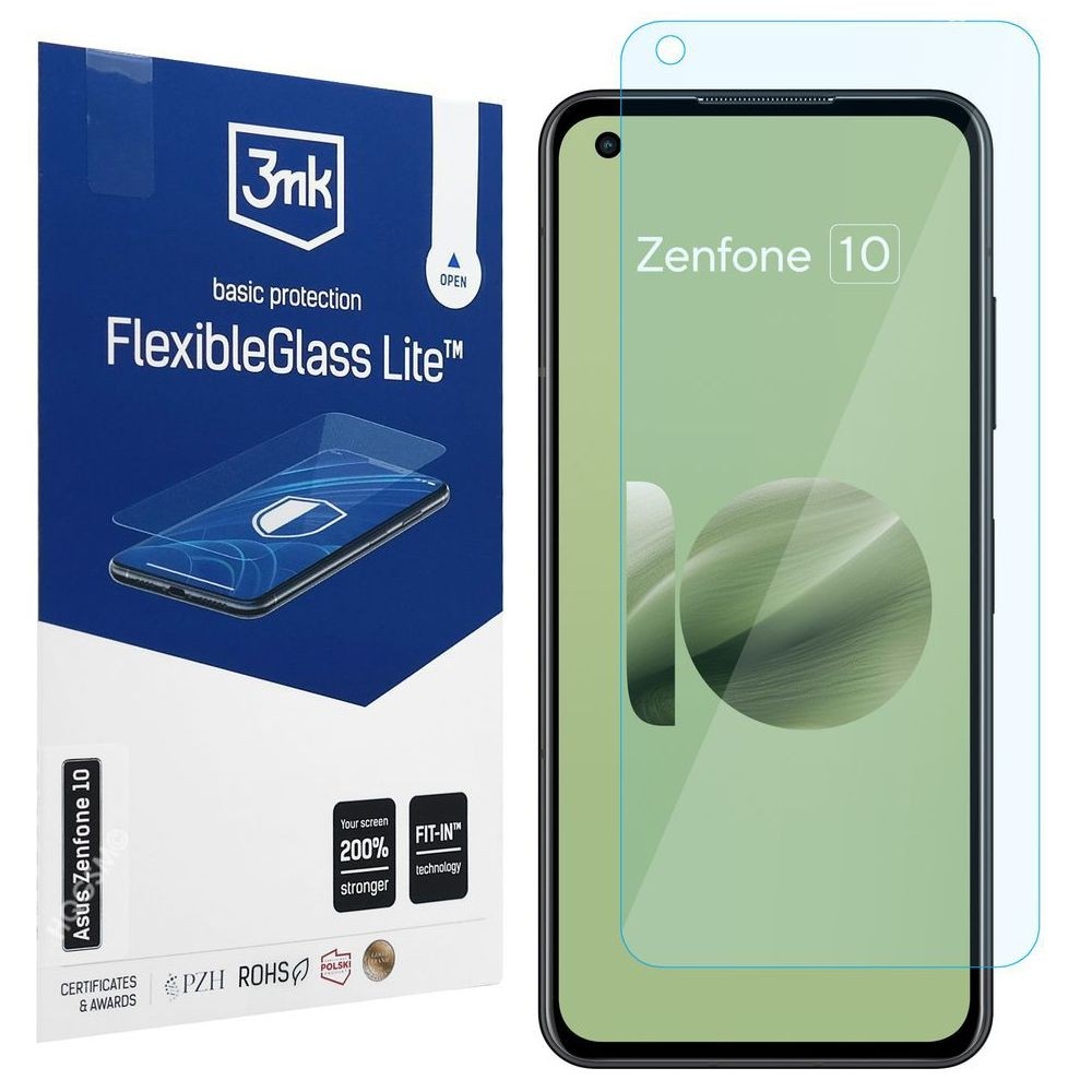 3mk Flexible Glass Lite | Nietłukące Szkło Hybrydowe do Asus Zenfone 10