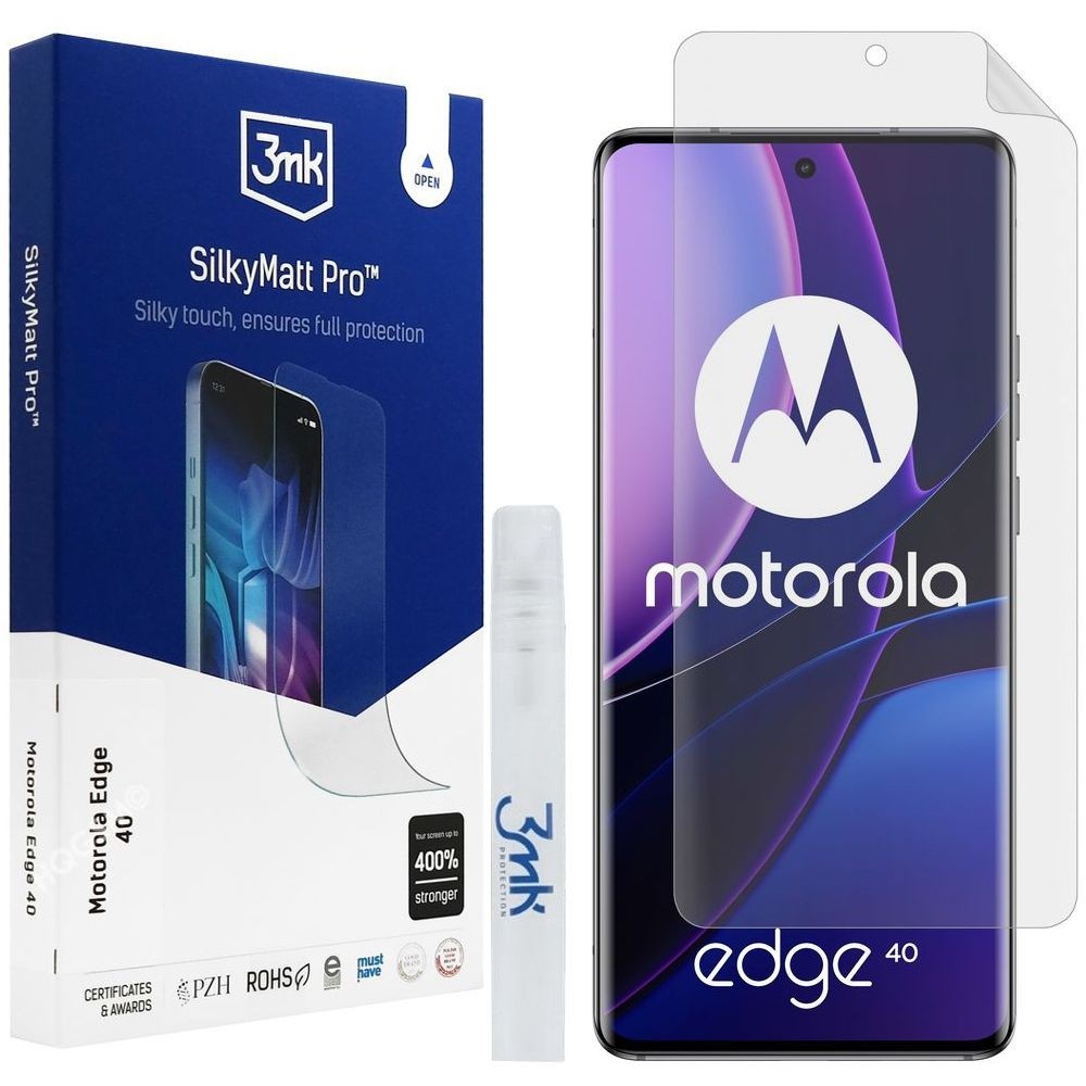 3mk SilkyMatt Pro | Matowa Folia Ochronna do Motorola Edge 40