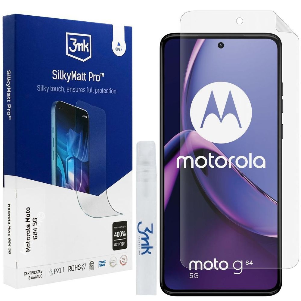 3mk SilkyMatt Pro | Matowa Folia Ochronna do Motorola Moto G84 5G