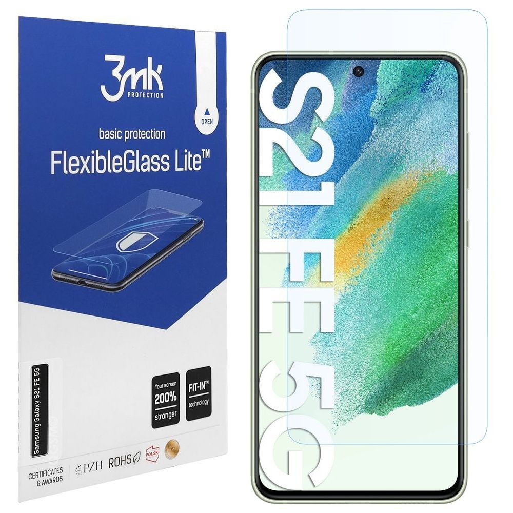 3mk Flexible Glass Lite | Nietłukące Szkło Hybrydowe do Samsung Galaxy S21 FE 5G