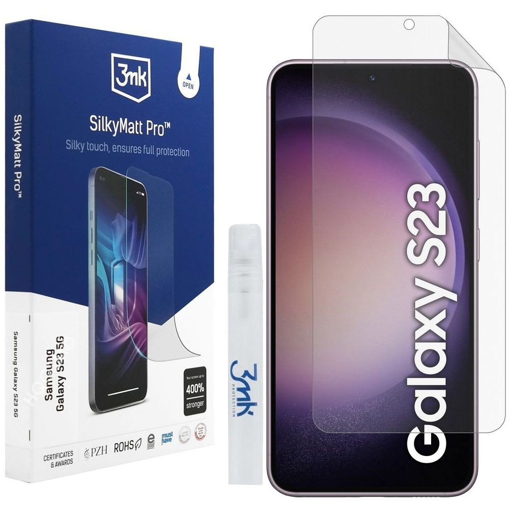 3mk SilkyMatt Pro | Matowa Folia Ochronna do Samsung Galaxy S23 |