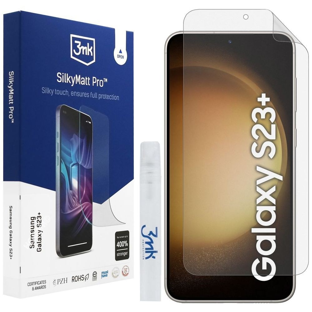3mk SilkyMatt Pro | Matowa Folia Ochronna do Samsung Galaxy S23+ Plus