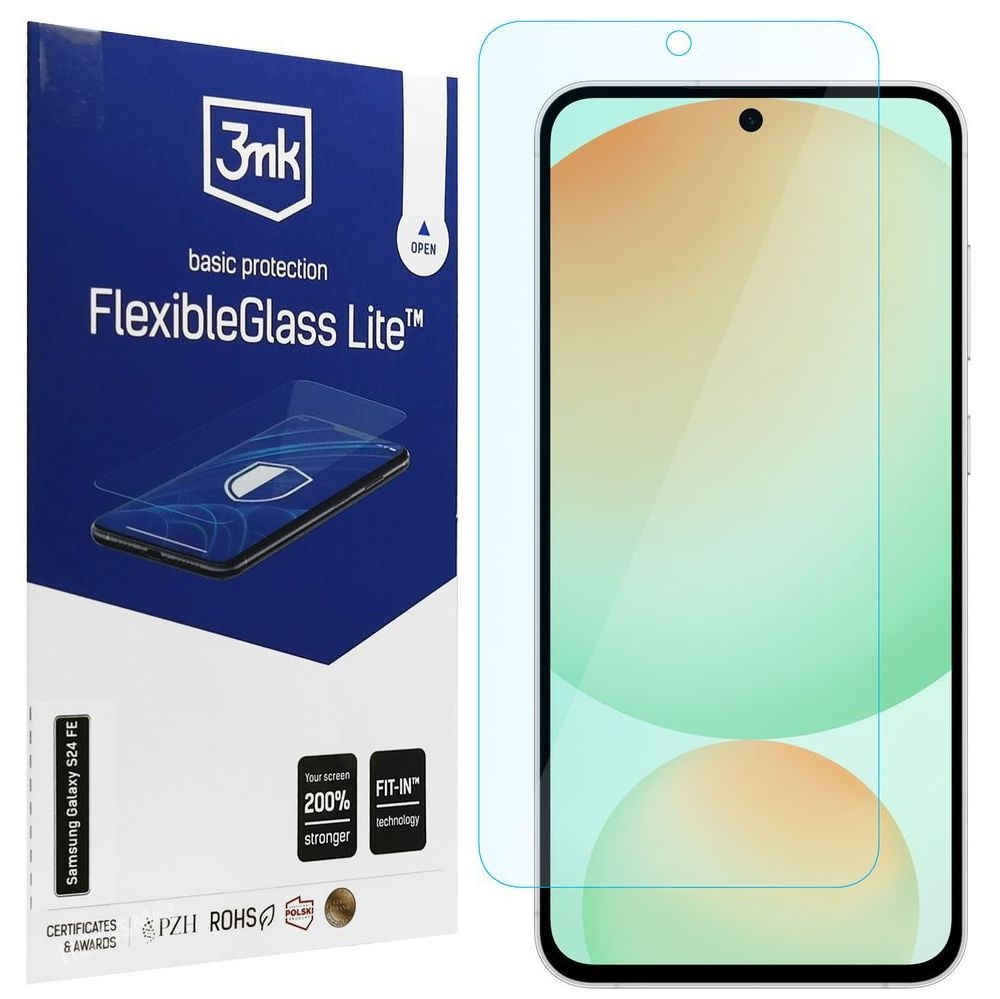 3mk Flexible Glass Lite | Nietłukące Szkło Hybrydowe do Samsung Galaxy S24 FE