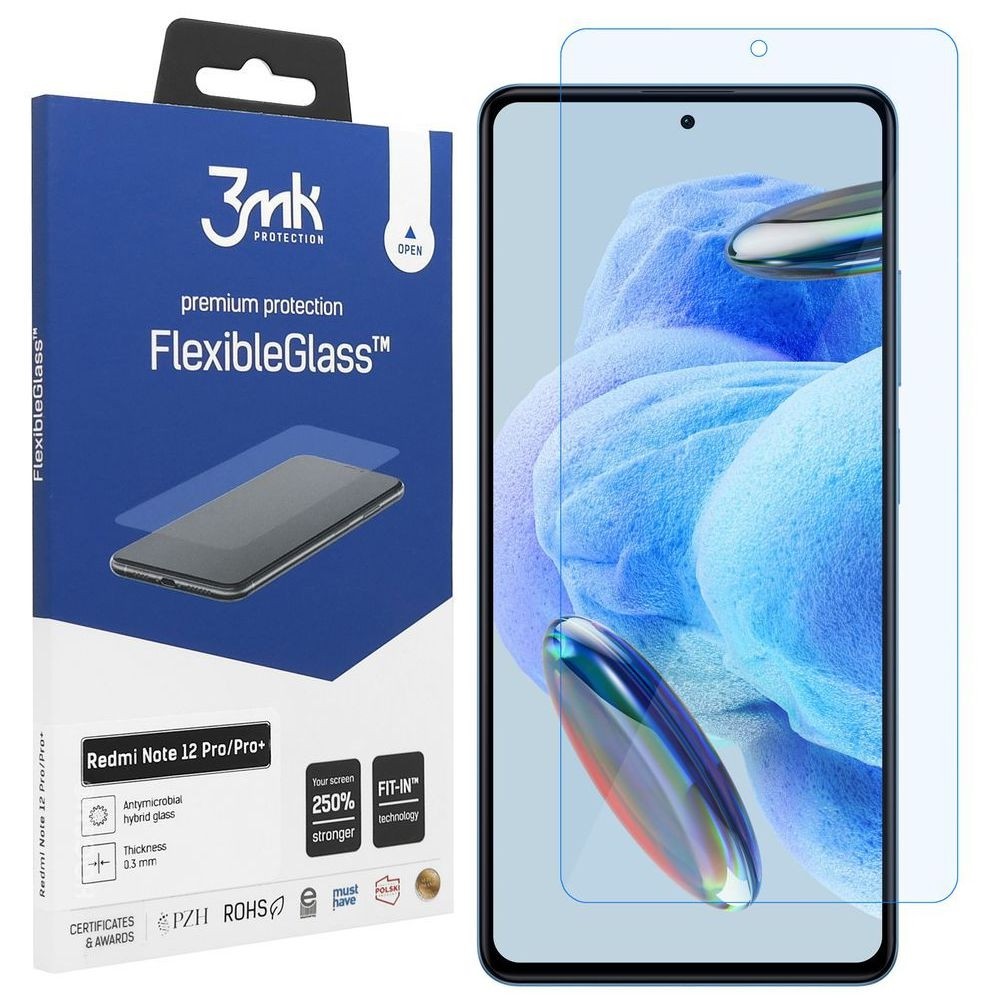 3mk Flexible Glass | Nietłukące Szkło Hybrydowe do Xiaomi Redmi Note 12 Pro 5G / 12 Pro+ Plus 5G