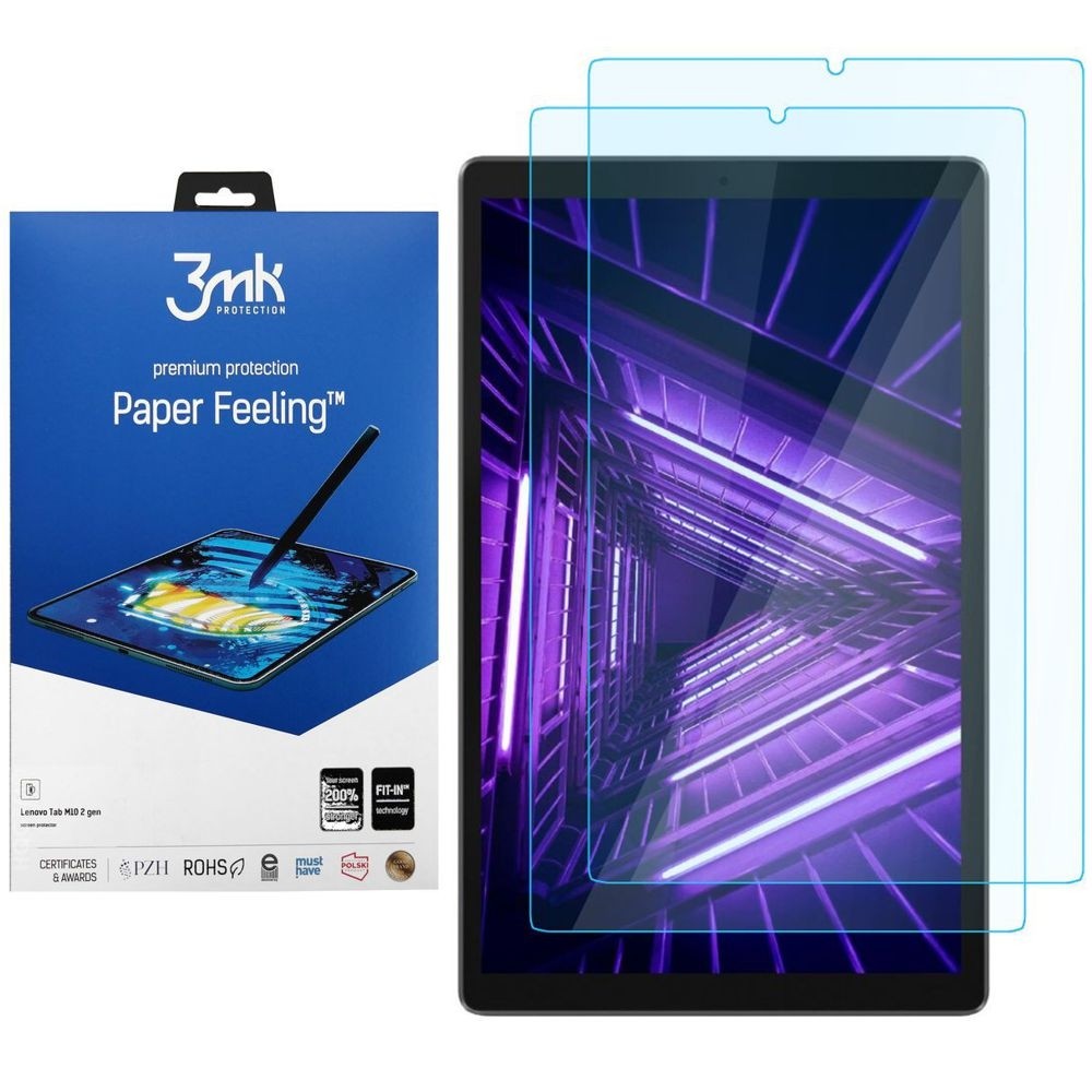 2x 3mk Paper Feeling | Matowa Folia Paper-like do Lenovo Tab M10 2nd Gen 10.1 TB-X306
