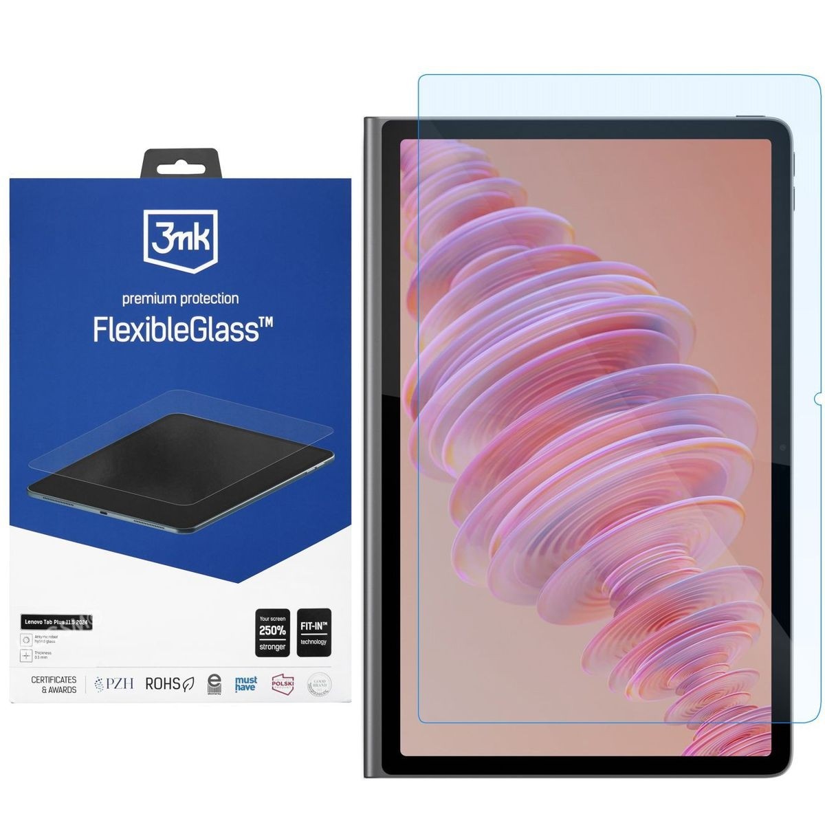 3mk Flexible Glass | Nietłukące Szkło Hybrydowe do LENOVO Tab Plus 11.5"