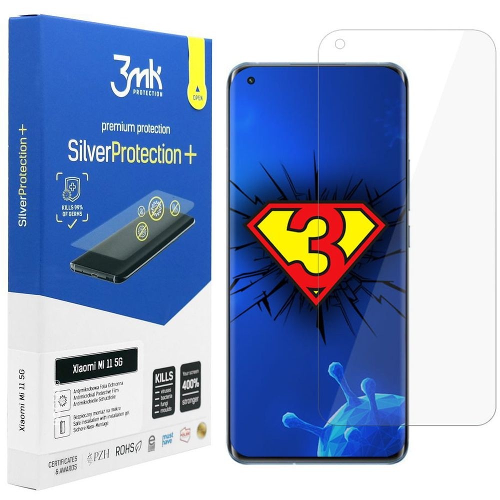 3mk SilverProtection | Antybakteryjna Folia Ochronna do Xiaomi Mi 11 5G