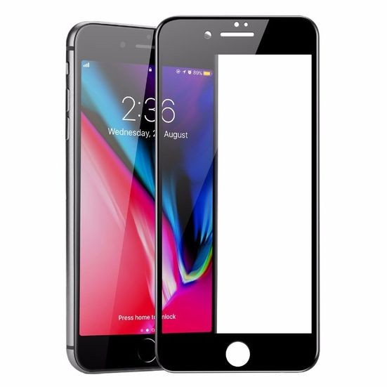 Apple iPhone 7/8 Plus | Oryginalne szkło 3D CAŁY EKRAN X-One | Black